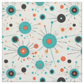 レトロ1950年原子核 ファブリック (クローズアップ)