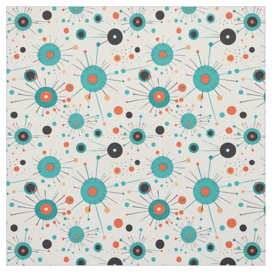 レトロ1950年原子核 ファブリック (見本)