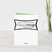 レトロ1950sカップル カード (裏面)