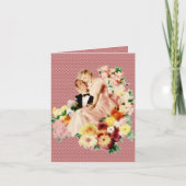 レトロ1950sカップルV2 カード (正面)