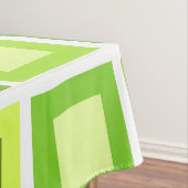 レトロ1950sタイル模様チャートルーズグリーン テーブルクロス (インサイチュ)