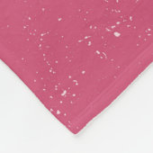 レトロ1950sダイナーウォールアート | ピンクネオンサイン&ティール(緑がかった色) フリースブランケット (角)