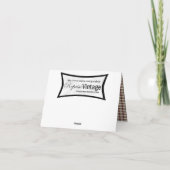 レトロ1950sテレビ写真 シーズンカード (裏面)