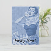 レトロ1950sパーティー 招待状 (スタンド正面)