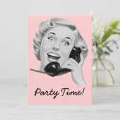 レトロ1950sパーティー 招待状 (スタンド正面)