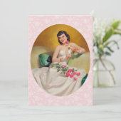 レトロ1950sヴァレンティーンズデイディナー 招待状 (スタンド正面)