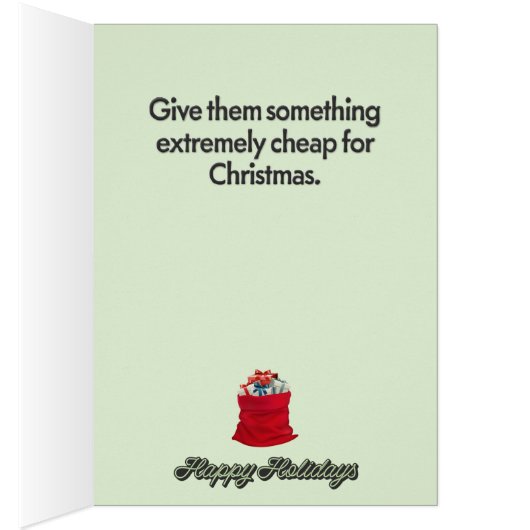 レトロ1950s小妖精や小人は秘密のクリスマスカードを知っている (内側 (右))