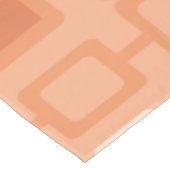 レトロ1950s幾何学模様（オレンジ） テーブルクロス (アングル)