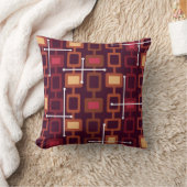 レトロ1950s幾何学模様 クッション (ブランケット)