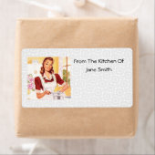 レトロ1950s調理師キッチンラベル ラベル (インサイチュ)