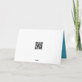 レトロ1956ターコイズ車のための誕生日 カード (裏面)