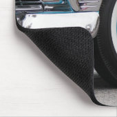 レトロ1956ターコイズ車 マウスパッド (コーナー)