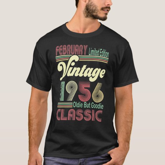 レトロ1956年2月ヴィンテージオルディBut Goodie 65th Tシャツ (正面)