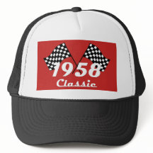 レトロ1958クラシック黒白チェックレース旗