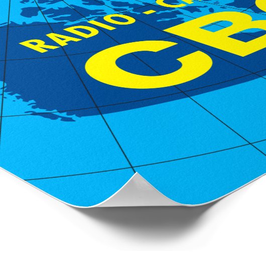 レトロ1958-1966ロゴ ポスター (角)