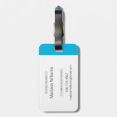 レトロ1958-1966ロゴ ラゲッジタグ (裏面縦)