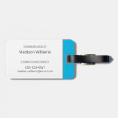 レトロ1958-1966ロゴ ラゲッジタグ (裏面横)