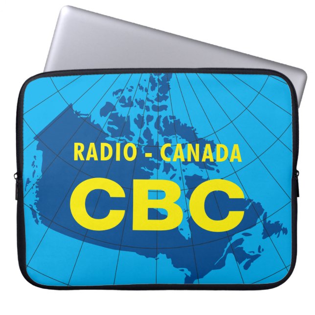 レトロ1958-1966ロゴ ラップトップスリーブ (正面)