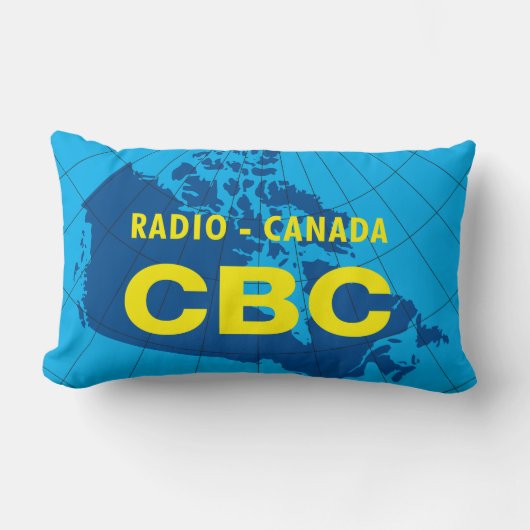 レトロ1958-1966ロゴ ランバークッション (正面)