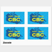 レトロ1958-1966ロゴ 長方形シール (シート)