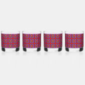 レトロ1960のバーウェア ウイスキーグラス (正面)