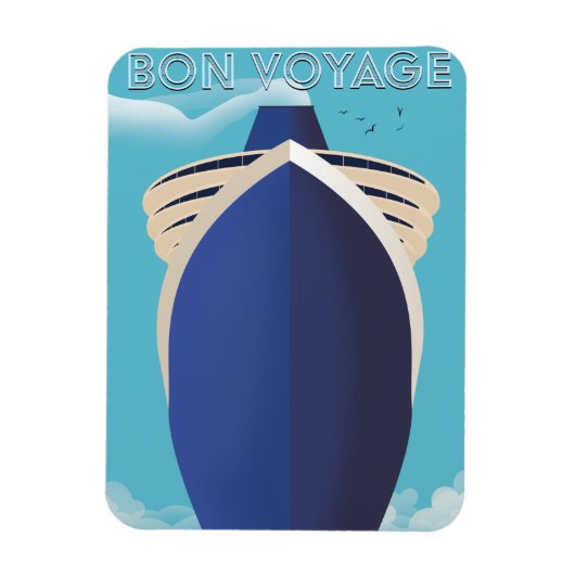 レトロ1960花 マグネット (縦)