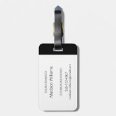 レトロ1966-1974 ラゲッジタグ (裏面縦)