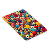 レトロ1970年代のカラフル界 マグネット (右側)