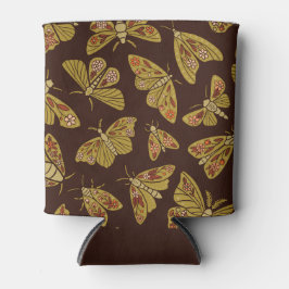 レトロ1970年代の蛾 缶クーラー