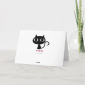 レトロ1970年代ヒッピー美学誕生日 カード (裏面)