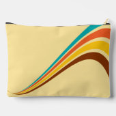 レトロ1970年代モノグラストライプム アクセサリーポーチ (裏面)