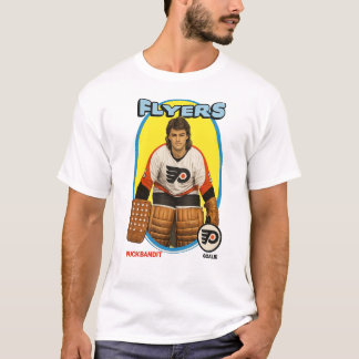 レトロ1970年代PuckbanditホッケーTシャツ Tシャツ