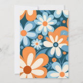 レトロ1970結婚年代 招待状 (裏面)