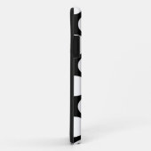 レトロ1970sスタイル波形のOp-Artパターストライプン Case-Mate iPhoneケース (裏面/右)