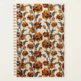 レトロ1970sファブリック（週単位/月単位） プランナー手帳