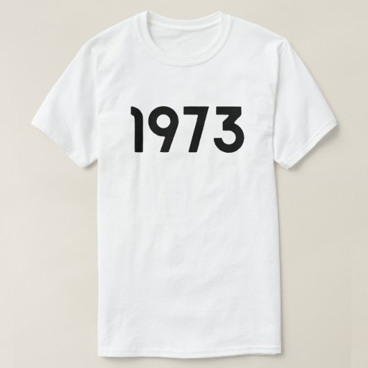レトロ1973年中絶権 Tシャツ (デザイン正面)