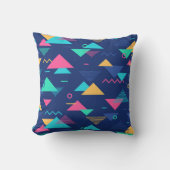 レトロ1980パターン クッション (正面)