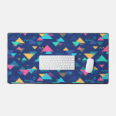 レトロ1980パターン デスクマット (キーボード&マウス)