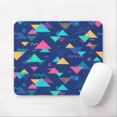 レトロ1980パターン マウスパッド (マウス)