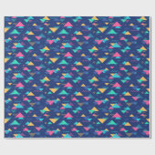 レトロ1980パターン ラッピングペーパー (フラット)