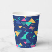 レトロ1980パターン 紙コップ (右)