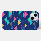 レトロ1980パターン Case-Mate iPhoneケース (裏面 (横))