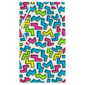 レトロ1980年クールのかわいい80年代のメンフィ スモールペーパーバッグ (裏面)