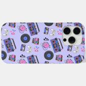 レトロ1980年代の音楽ノスタルジック Case-Mate iPhoneケース (裏面 (横))