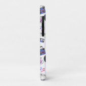 レトロ1980年代の音楽ノスタルジック Case-Mate iPhoneケース (裏面/左)