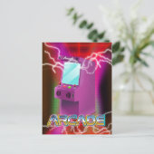 レトロ1980年代アーケード ポストカード (スタンド正面)