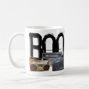 レトロ1980年代80年代Boomboxゲットブラスター80年代 コーヒーマグカップ