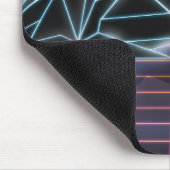 レトロ1980sビデオゲームグラフィック マウスパッド (コーナー)