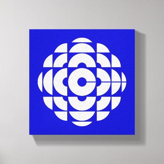 レトロ1986-1992 – 白色 キャンバスプリント (正面)