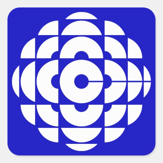 レトロ1986-1992 – 白色 スクエアシール (正面)